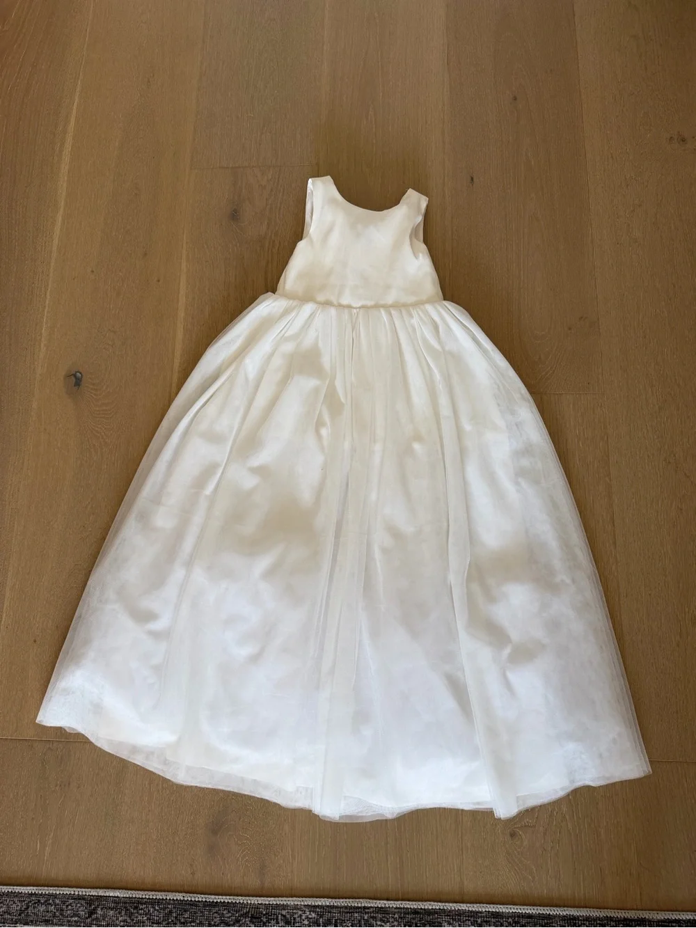 Show Me Your MuMu Little Girls Ivory Full-Tulle Flower Girl Dress